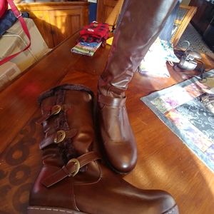 New fleece lined Brown Winter BOOTS